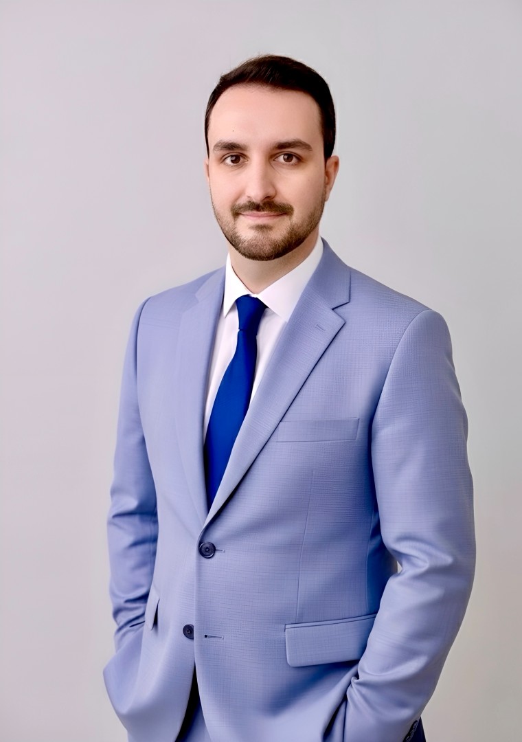 Product leader presenting AI strategy